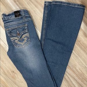 Ladies boot cut jeans extra long length